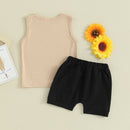 Suit Boy Letter Print Vest