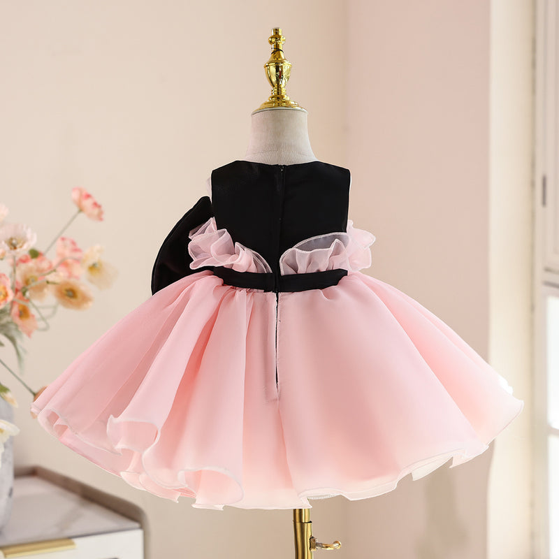 Mori Style Birthday Mesh Umbrella Princess Dress