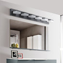 Modern 6 Lights Black LED Makeup Mirror Fixtures For Bathroom And Vanity Unavailable Platforms- Temu