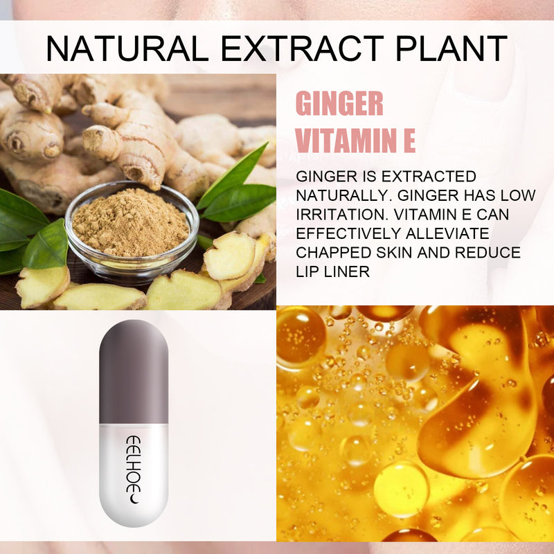 Feuchtigkeitsspendende Flüssigkeit für Tag und Nacht, pralle und auffüllende Lippen