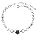Language I Love You Heart To Heart Bracelet