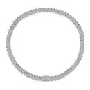 Men's Luxury Fashion Mosan Diamond S925 Silver Necklace Comparable To Natural Diamonds