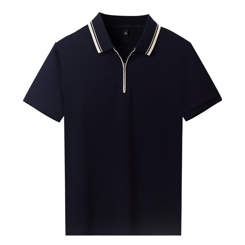 Short-sleeved T-shirt Lapel Casual Polo Shirt For Men