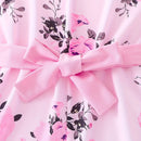 Fashion Girls Suit Sleeveless Floral Halter Suit