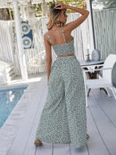 Summer Casual Floral Short Sleeve Holiday Suit