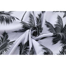 Ensemble chemise et short décontractés en soie glacée micro-élastique imprimés pour hommes