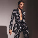 Fashion Women's Suit Starfish Long Three-piece Suit