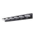 Modern 6 Lights Black LED Makeup Mirror Fixtures For Bathroom And Vanity Unavailable Platforms- Temu