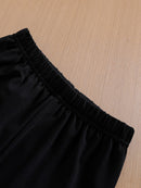 Girls' Fashion Long Shirt Including Belt Leggings Suit