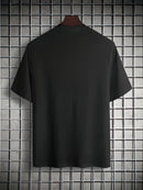 Gott gibt mir Kraft für 3D-Druck. Bequemes T-Shirt in Übergröße für Herren, kurzärmliges, lässiges Oberteil mit Rundhalsausschnitt, Sommer-Outdoor-Bekleidung für Herren