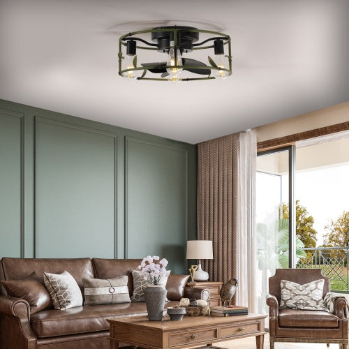 Built-in Ceiling Fan With Light And Remote Control