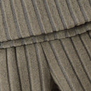 Polo Collar Stripes Shorts Design For Children