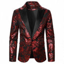 Men's Bronzing Printed Suit Jacket Fashion