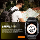 INEYES S320B Sport Modes Smart Watch For Men With LED Flashlight, Women's Smartwatch With Wireless Call, Men's Smartwatches With 2.02-Inch HD Screen