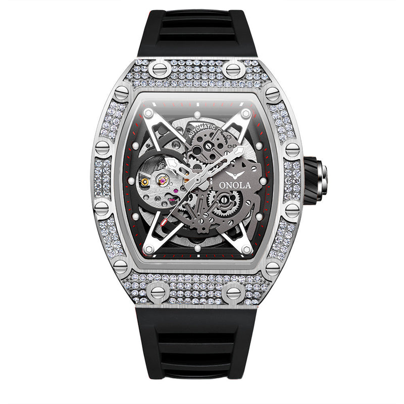 Fully-jewelled Automatic Mechanical Watch Men