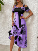 Summer Fashion Casual Short Sleeve Dress For Women