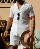 Men's 3D Digital Printing Shirt Outfit Set