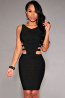 New Bandage Dresses For Women Black Sexy Sleeveless Ladies